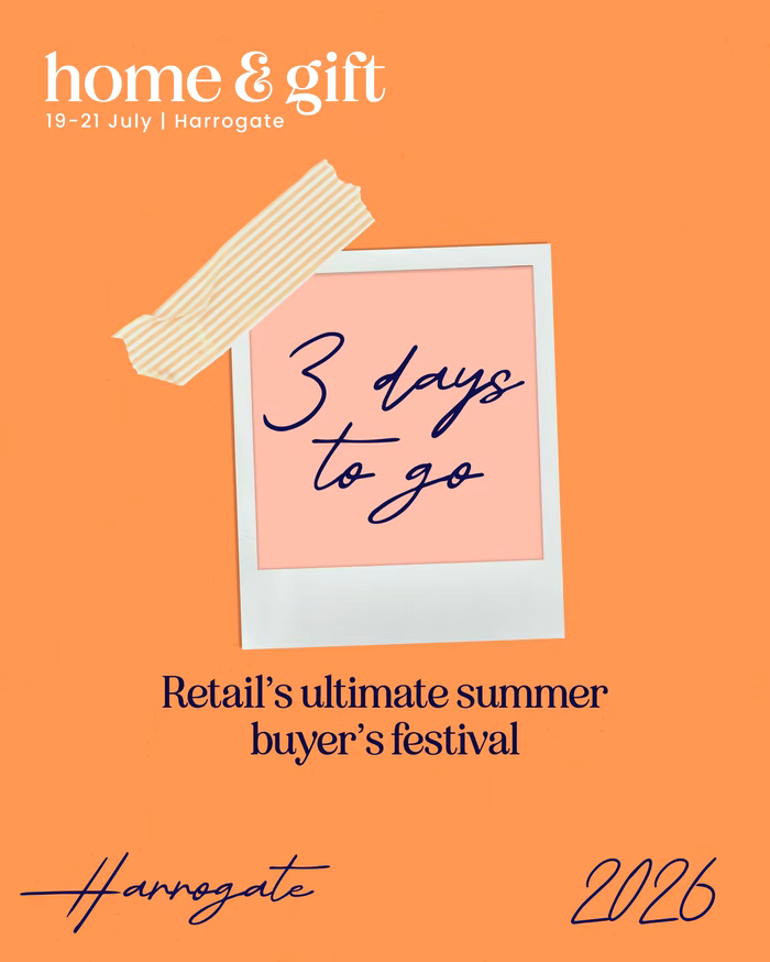 Home & Gift countdown post, 3 days to go